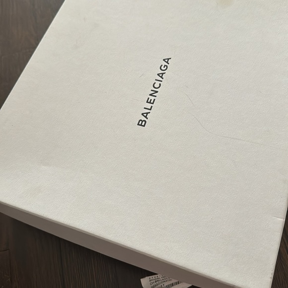 Beautiful balencisga sandal/pelle/ indigo crystal color (deep blue) size 37 - Picture 5 of 5